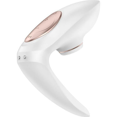 Satisfyer - Pro 4 Couples' Vibrator (White) STF1008 CherryAffairs