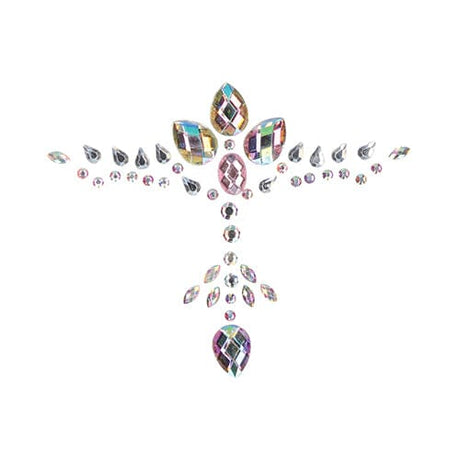 Shots - Le Desir Bliss Dazzling Cleavage Bling Sticker Dressing Accessories O/S (Multi Colour) ST1033 CherryAffairs
