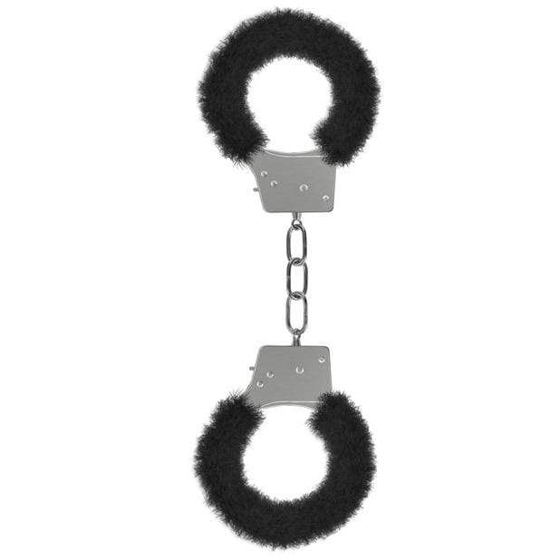 Shots - Ouch Beginner's Furry Handcuffs (Black) ST1021 CherryAffairs