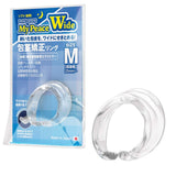 SSI Japan - My Peace Wide Soft Night Size M Correction Cock Ring (Clear) SSI1029 CherryAffairs