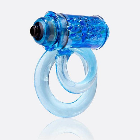 TheScreamingO - Double O 6 Super Powered Vibrating Cock Ring (Blue) TSO1118 CherryAffairs