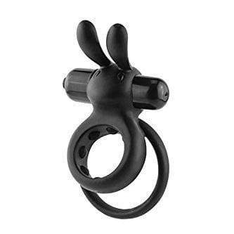 TheScreamingO - Ohare Rabbit Vibrating Cock Ring (Black) TSO1100 CherryAffairs