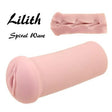 Tomax - Lilith Spiral-Wave Rich Soft Masturbator Onahole (Beige) TM1062 CherryAffairs