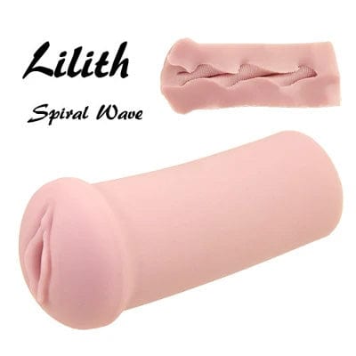 Tomax - Lilith Spiral-Wave Rich Soft Masturbator Onahole (Beige) TM1062 CherryAffairs
