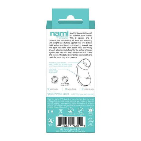 VeDO - Nami Rechargeable Sonic Clitoral Air Stimulator (Tease Me Turquoise) VD1125 CherryAffairs