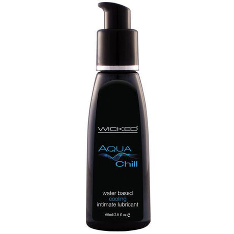 Wicked - Aqua Chill Waterbased Cooling Lubricant 2oz - CherryAffairs.sg