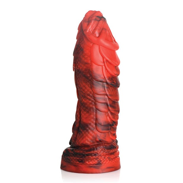 XR - Creature Cocks Fire Dragon Scaly Silicone Dildo (Red) XR1059 CherryAffairs