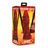 XR - Creature Cocks Fire Dragon Scaly Silicone Dildo (Red) XR1059 CherryAffairs