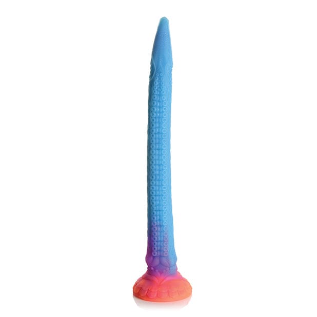 XR - Creature Cocks Glow in the Dark Makara Silicone Snake Dildo 18" (Multi Colour)    Non Realistic Dildo with suction cup (Non Vibration)