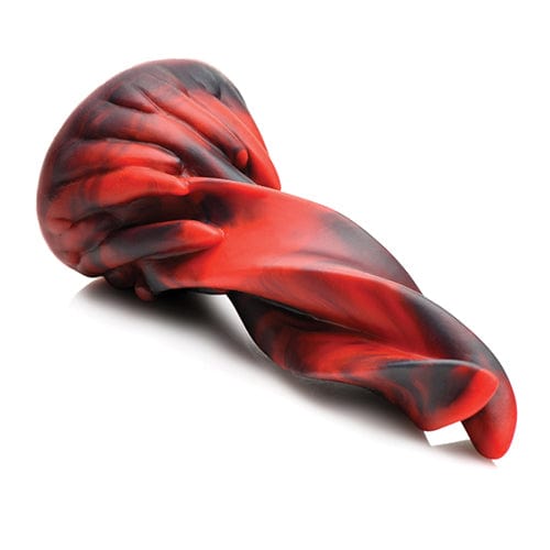 XR - Creature Cocks Hell Kiss Twisted Tongues Silicone Dildo (Red)    Non Realistic Dildo with suction cup (Non Vibration)