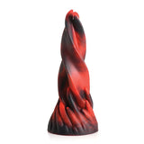 XR - Creature Cocks Hell Kiss Twisted Tongues Silicone Dildo (Red)    Non Realistic Dildo with suction cup (Non Vibration)