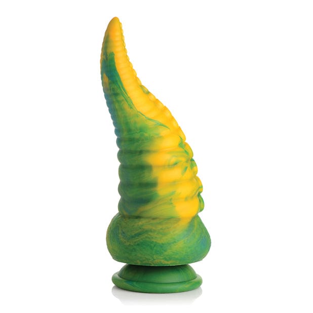 XR - Creature Cocks Monstropus Tentacled Monster Silicone Dildo (Green/Yellow) XR1048 CherryAffairs