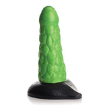 XR - Creature Cocks Radioactive Reptile Thick Scaly Silicone Dildo (Green/Black) XR1043 CherryAffairs