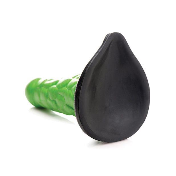 XR - Creature Cocks Radioactive Reptile Thick Scaly Silicone Dildo (Green/Black) XR1043 CherryAffairs