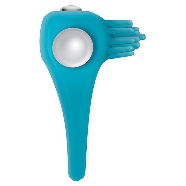 Zero Tolerance - Teal Tickler Vibrating Cock Ring (Blue)    Silicone Cock Ring (Vibration) Non Rechargeable